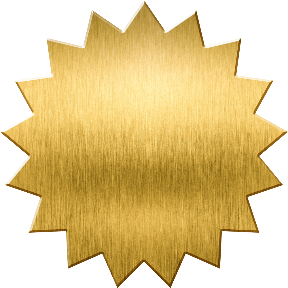 Gold Star Burst